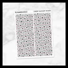 Load image into Gallery viewer, Cherry Blossom / Line Pattern Header 1.0 / Foiled