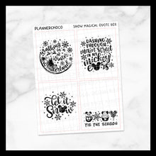 Load image into Gallery viewer, Snow Magical / Quote Full Box / Foiled