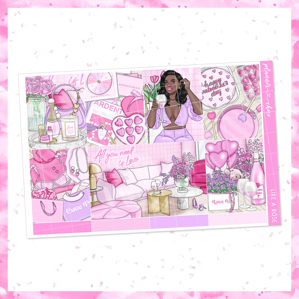 Like A Rose / weekly kit – plannerchoco