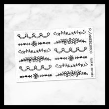 Load image into Gallery viewer, Floral / Deco Divider / Foiled