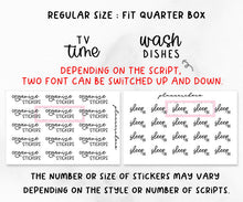 Load image into Gallery viewer, Custom Duo Scripts / Foiled