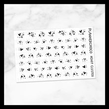 Load image into Gallery viewer, Heart V3 / Cluster Deco / Foiled