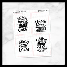 Load image into Gallery viewer, Cat / Quote Full Box 1.0 / Foiled