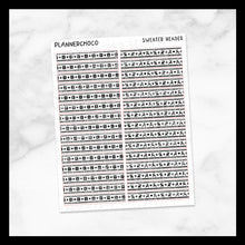 Load image into Gallery viewer, Sweater Pattern 1.0 / Header / Foiled