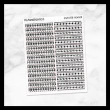 Load image into Gallery viewer, Sweater Pattern 2.0 / Header / Foiled