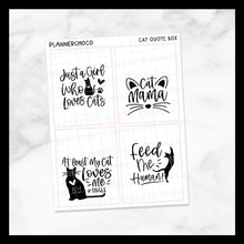 Load image into Gallery viewer, Cat / Quote Full Box 2.0 / Foiled