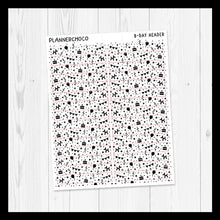 Load image into Gallery viewer, Birthday / Confetti Header / Foiled