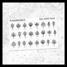 Load image into Gallery viewer, Fall Leaves / Lined Deco / Foiled