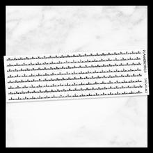 Load image into Gallery viewer, Snowflake / Half Divider Strip / Foiled