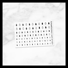 Load image into Gallery viewer, Rain Drop / Mini Deco / Foiled