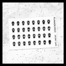 Load image into Gallery viewer, Coffin / Date / Foiled