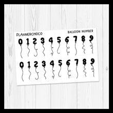 Load image into Gallery viewer, Balloon / Number / Foiled