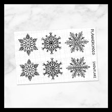 Load image into Gallery viewer, Snowflake / Large Deco / Foiled