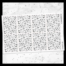 Load image into Gallery viewer, Bat / Confetti Underlay / Foiled