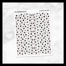 Load image into Gallery viewer, Clover / Confetti Header / Foiled