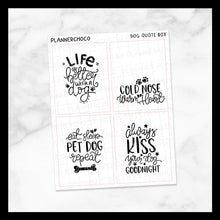 Load image into Gallery viewer, Dog / Quote Box 1.0 / Foiled