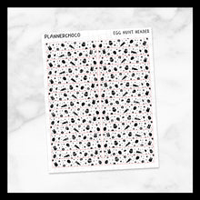 Load image into Gallery viewer, Egg Hunt / Confetti Header / Foiled