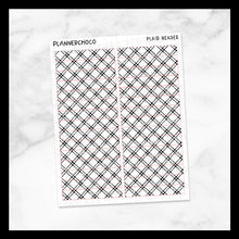 Load image into Gallery viewer, Plaid Pattern 4.0 / Header / Foiled