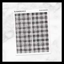 Load image into Gallery viewer, Plaid Pattern 2.0 / Header / Foiled