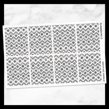 Load image into Gallery viewer, Snowflake / Knitted Underlay Box / Foiled