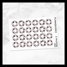 Load image into Gallery viewer, Groovy Valentine / Hole Reinforcements / Foiled