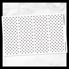 Load image into Gallery viewer, Heart Grid / Underlay / Foiled