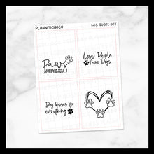 Load image into Gallery viewer, Dog / Quote Box 4.0 / Foiled