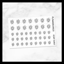 Load image into Gallery viewer, Heart / Burst Deco / Foiled