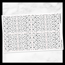 Load image into Gallery viewer, Heart V3 / Confetti Underlay / Foiled