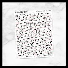 Load image into Gallery viewer, Groovy Valentine / Confetti Header / Foiled