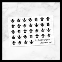 Load image into Gallery viewer, Snowman / Date 1.0 / Foiled