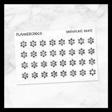 Load image into Gallery viewer, Snowflake / Date / Foiled