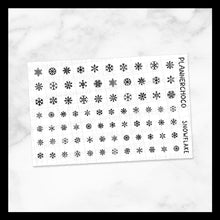 Load image into Gallery viewer, Snowflake / Tiny Deco / Foiled