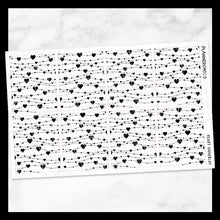 Load image into Gallery viewer, Heart Horizontal / Underlay / Foiled