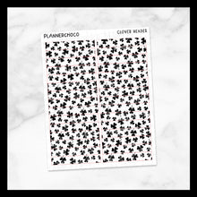 Load image into Gallery viewer, Clover / Solid Pattern Header / Foiled