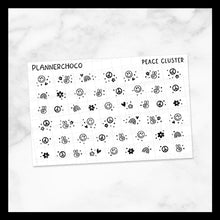 Load image into Gallery viewer, Peace / Cluster Deco / Foiled