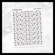 Load image into Gallery viewer, Peace / Confetti Header / Foiled