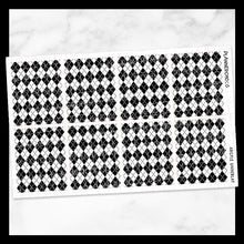 Load image into Gallery viewer, Argyle / Pattern Underlay / Foiled