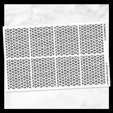 Load image into Gallery viewer, Groovy Heart / Pattern Underlay / Foiled