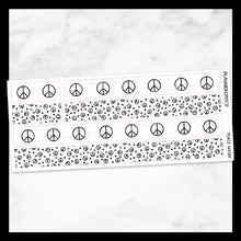 Load image into Gallery viewer, Peace Sign / Washi / Foiled