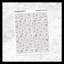 Load image into Gallery viewer, Mushroom / Pattern Header / Foiled