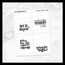 Load image into Gallery viewer, Winter / Retro Quote Full Box 1.0 / Foiled