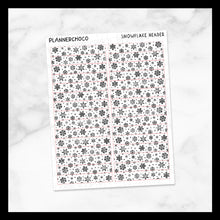 Load image into Gallery viewer, Snowflake / Confetti Header / Foiled