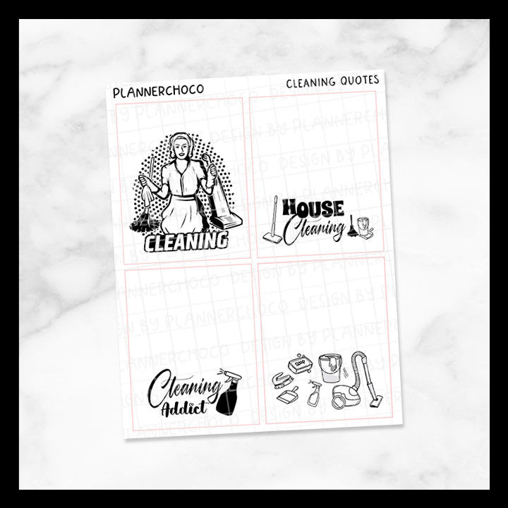 Cleaning   Quote Full Box 3.0   Foiled – Plannerchoco