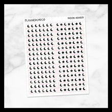 Load image into Gallery viewer, Moon / Solid Header / Foiled