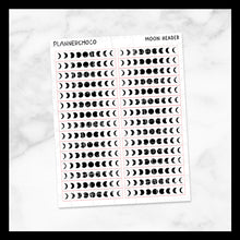 Load image into Gallery viewer, Moon Phase / Solid Header / Foiled