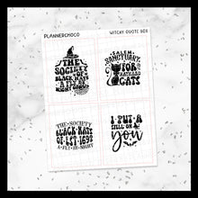 Load image into Gallery viewer, Witchy / Quote Full Box 4.0 / Foiled