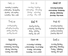 Load image into Gallery viewer, Days Script