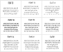 Load image into Gallery viewer, Custom Mixed - Scripts / Foiled