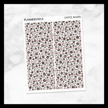 Load image into Gallery viewer, Coffee Beans / Pattern Header / Foiled